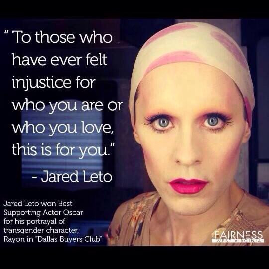Jared Leto danh tang giai Oscar cho cong dong LGBT