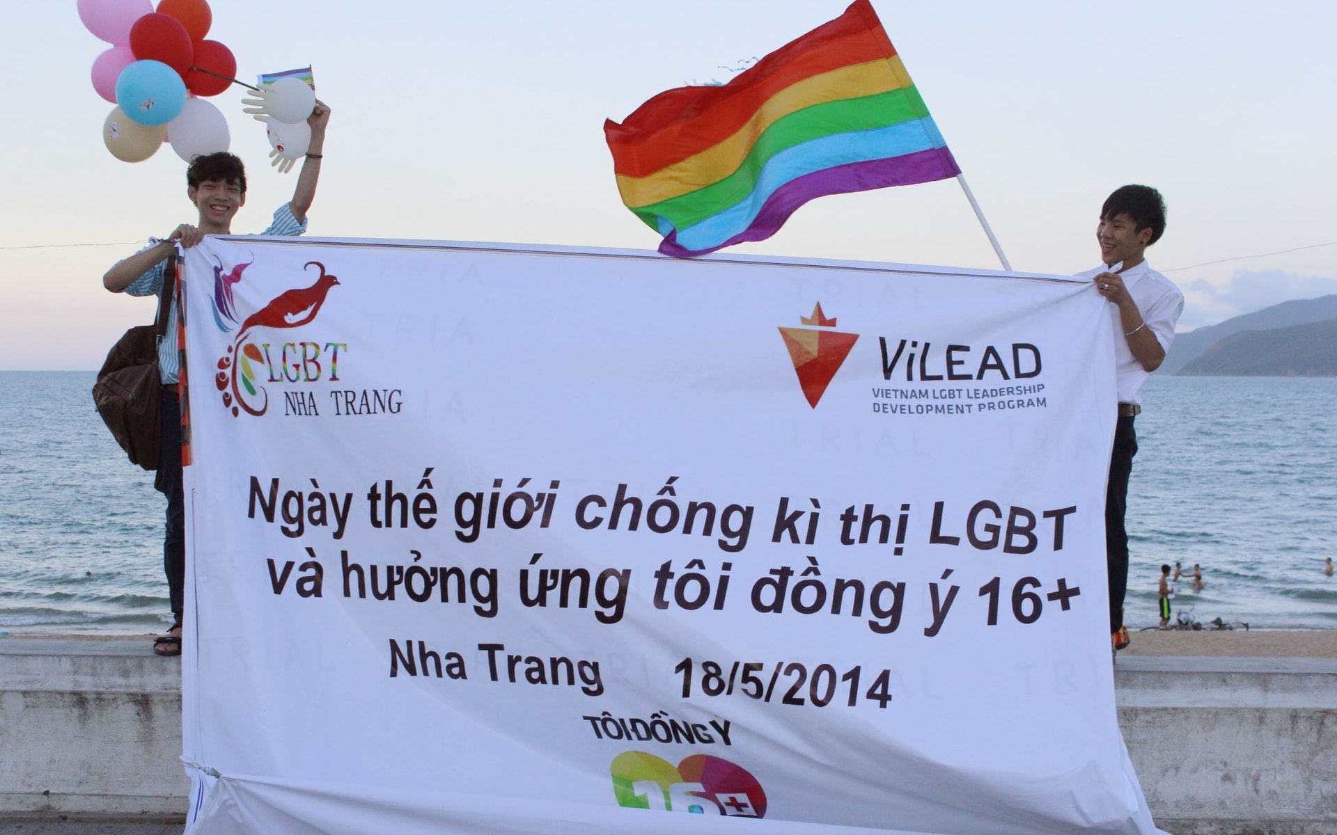 LGBT Nha Trang huong ung ngay IDAHOT 2014