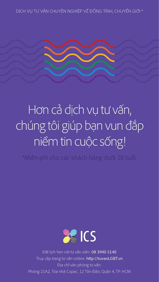 Dich vu tu van chuyen nghiep dau tien danh rieng cho LGBT Viet