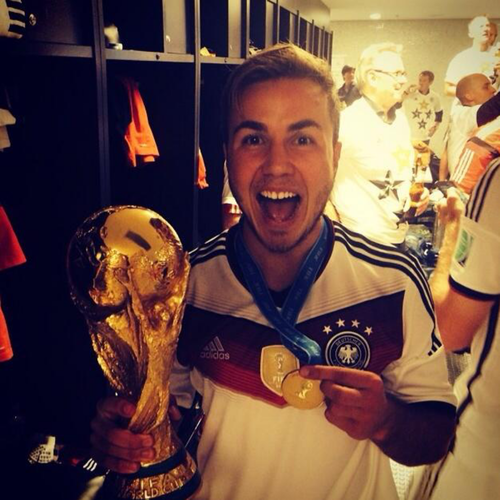 Ve dien trai cua Mario Gotze - nguoi hung nuoc Duc tai World Cup 2014