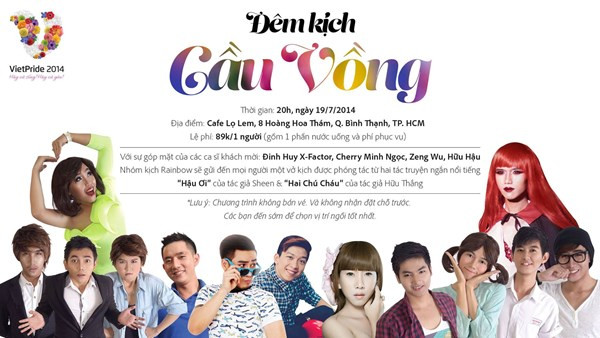 Dem kich  Cau Vong  - Diem nhan cua VietPride 2014 tai Sai Gon