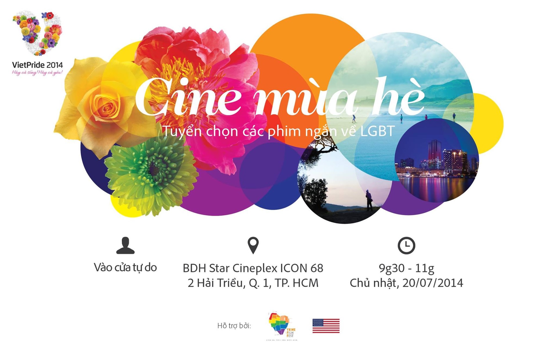 Lich trinh chi tiet cua VietPride 2014 tai Sai Gon