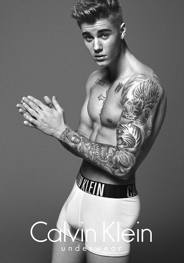 Justin Bieber, Calvin Klein