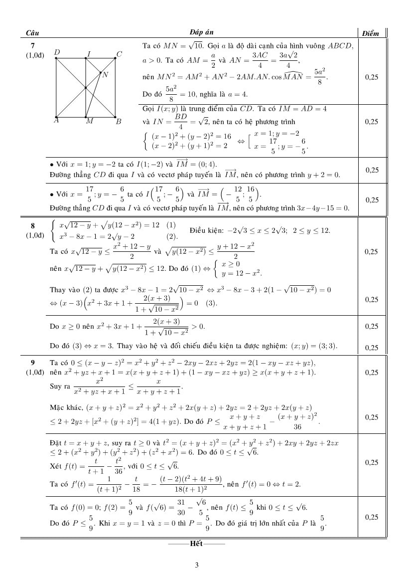 De va dap an thi DH mon Toan khoi A & A1 nam 2014-hinh-anh-4