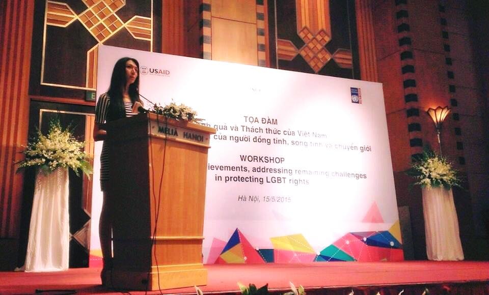 Ngay hoi chong ky thi LGBT, nguoi dong tinh