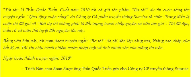Qua tang cuoc song, Thang Fly