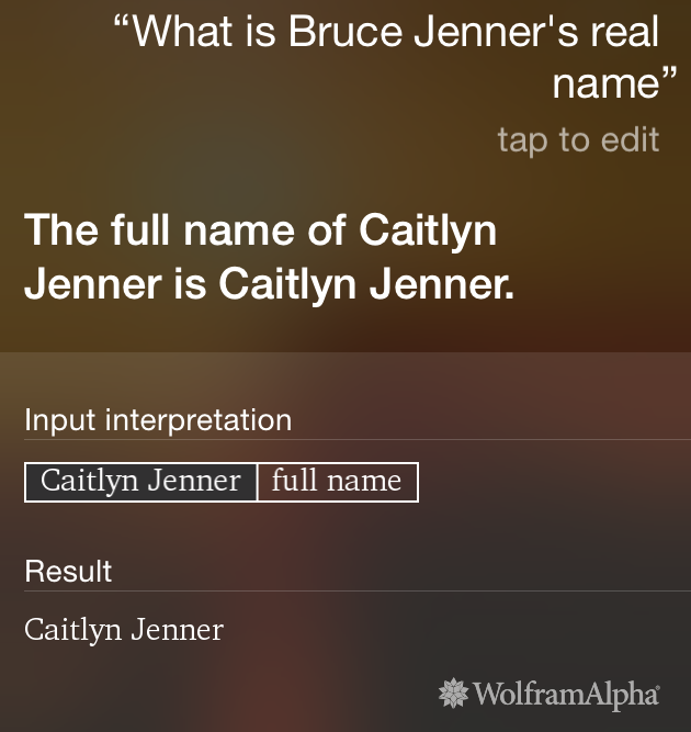 Caitlyn Jenner, chuyen gioi, Siri