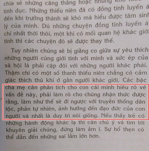 Dong tinh, sach anh