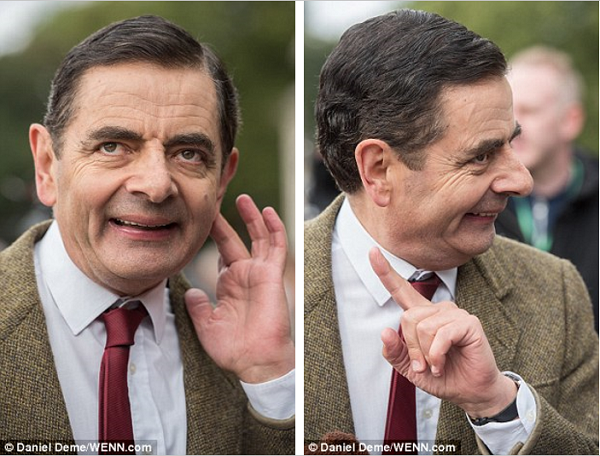 Mr. Bean dai nao Cung dien Buckingham nhan dip sinh nhat 25 nam-hinh-anh-16