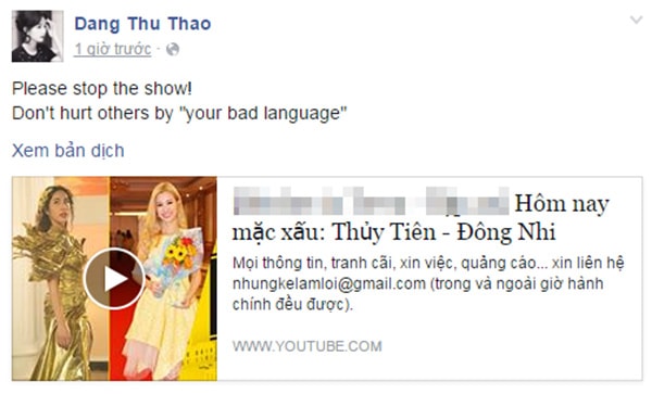 dang thu thao