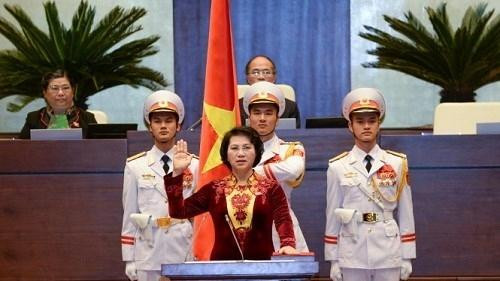 Chủ tịch Quốc hội Nguyễn Thị Kim Ngân tuyên thệ