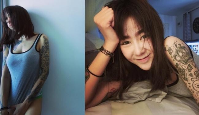 Hot girl xăm trổ trở thành hiện tượng mạng xã hội