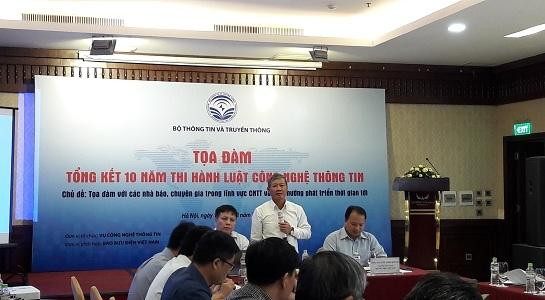 Luật Công nghệ Thông tin phải phù hợp với xu hướng phát triển 4.0