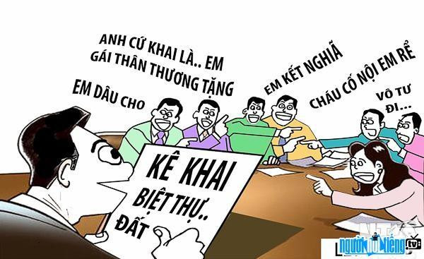 Tìm tranh biếm họa về phòng, chống tham nhũng 