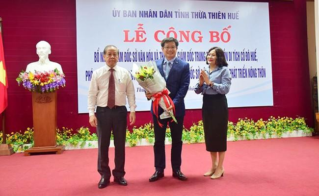 Giám đốc Trung tâm Bảo tồn di tích Cố đô Huế được bổ nhiệm làm GĐ Sở VH-TT 