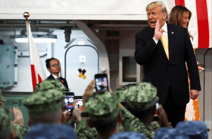 Ông Trump kỳ vọng quân đội Nhật hỗ trợ Mỹ tại Châu Á và xa hơn nữa 