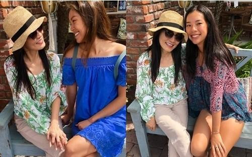 Hồng Đào đón tuổi mới bên hai con gái sau khi ly dị Quang Minh 
