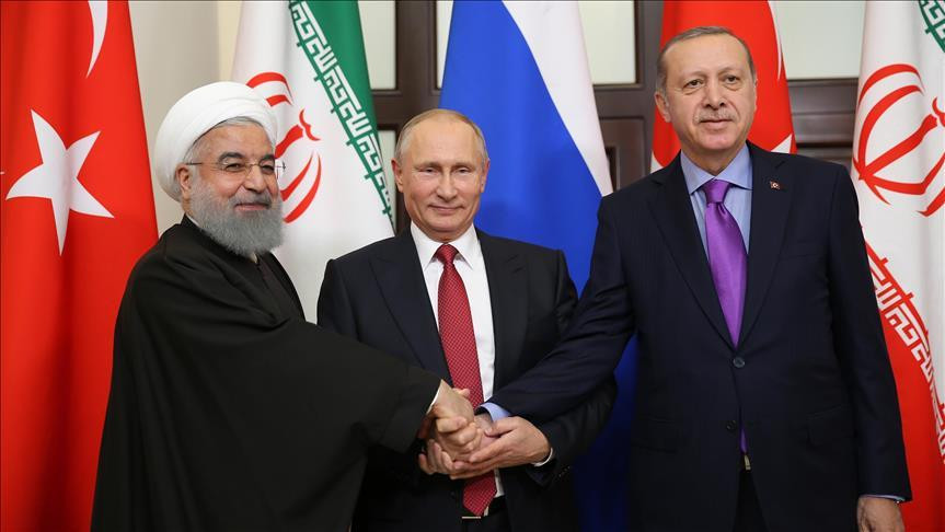 Kết quả hình ảnh cho picture of Putin and Rouhani and Erdogan