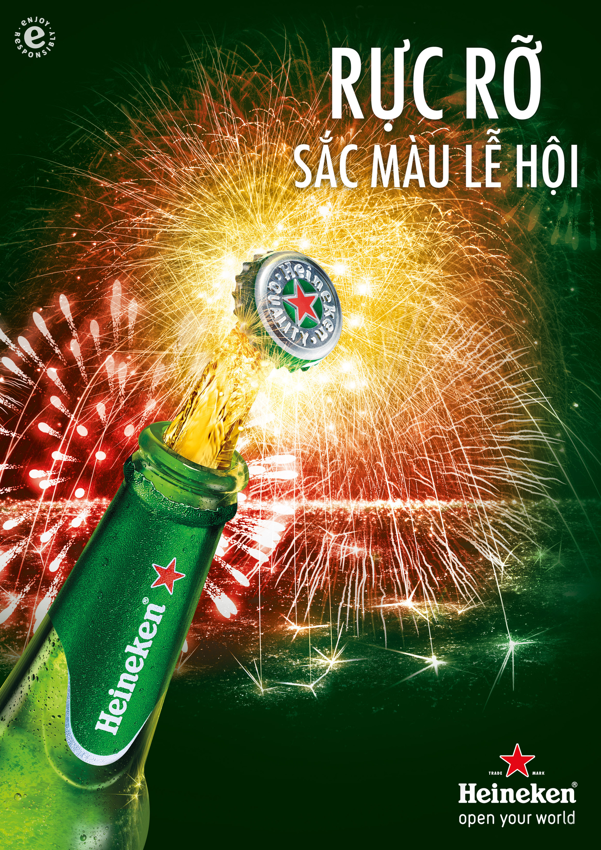 “Ruc ro sac mau le hoi”, Heineken