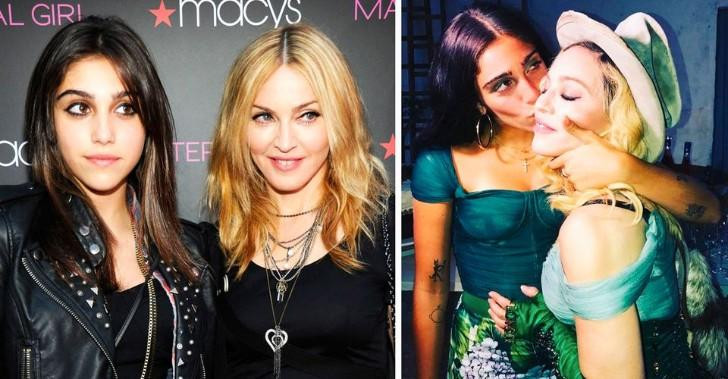 Những hình ảnh khó phân biệt giữa Madonna và con gái Lourdes 