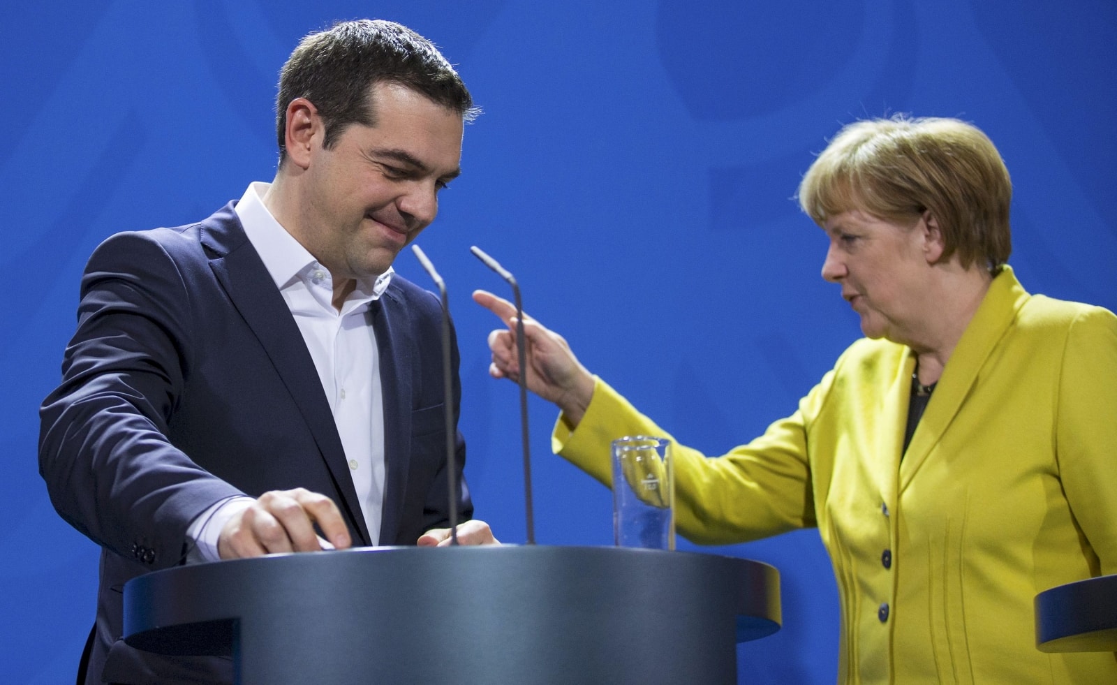 Kết quả hình ảnh cho picture of Alexis Tsipras and merkel