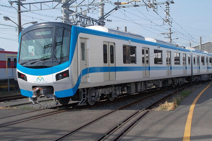 Tàu thiết kế cho tuyến Metro Số 1 khi ở Nhật Bản. Ảnh: MAUR.