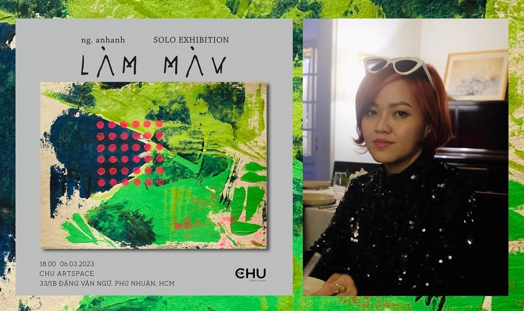 Nhà thơ - họa sĩ ng.anhanh phá cách với cuộc chơi sắc màu