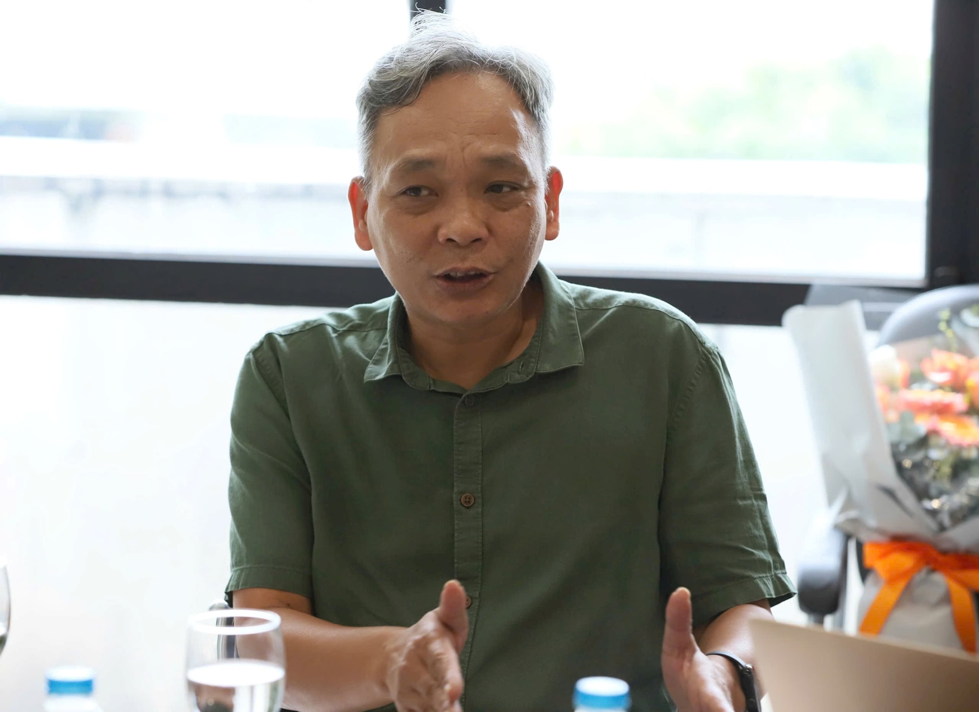 Nhà báo Phạm Trung Tuyến.