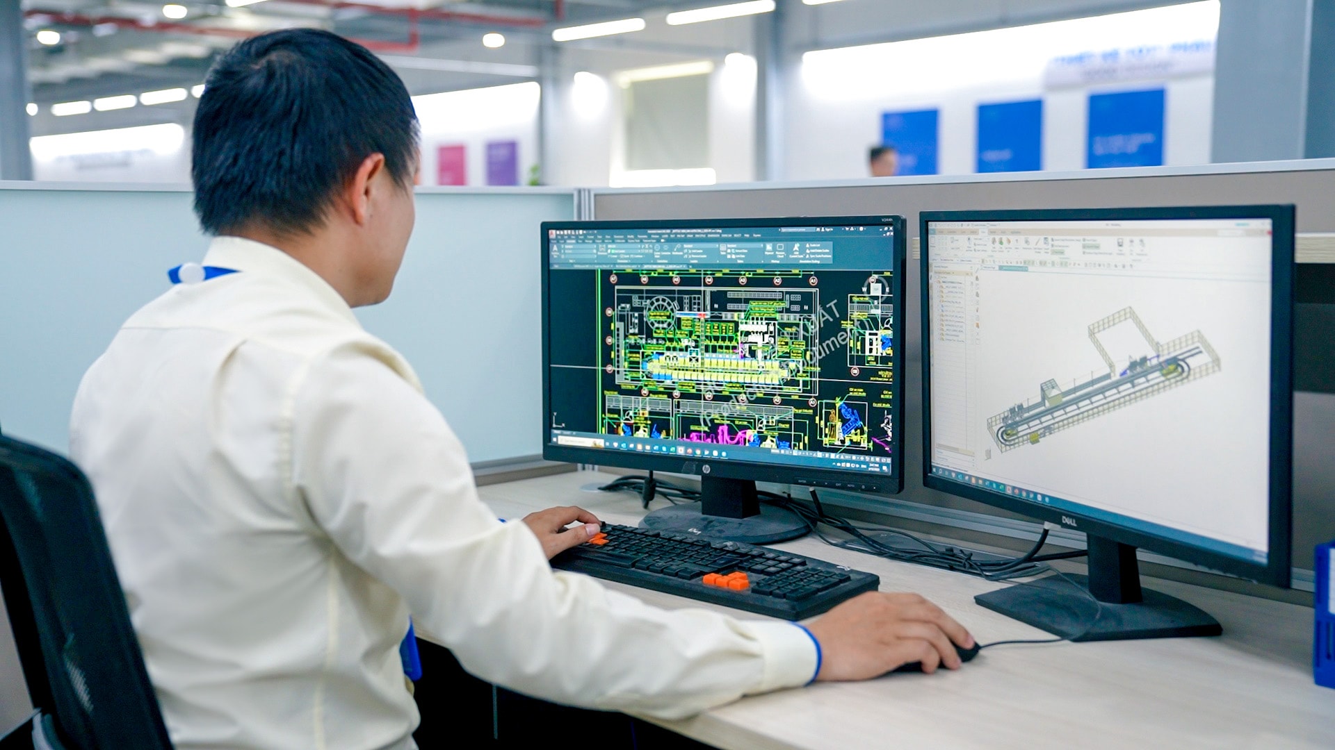 3. Kỹ sư R&D thiết kế trên phần mềm