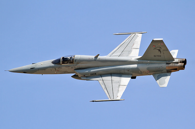 Tiêm kích F-5 thuộc biên chế của không quân Thái Lan - Ảnh: RTAF