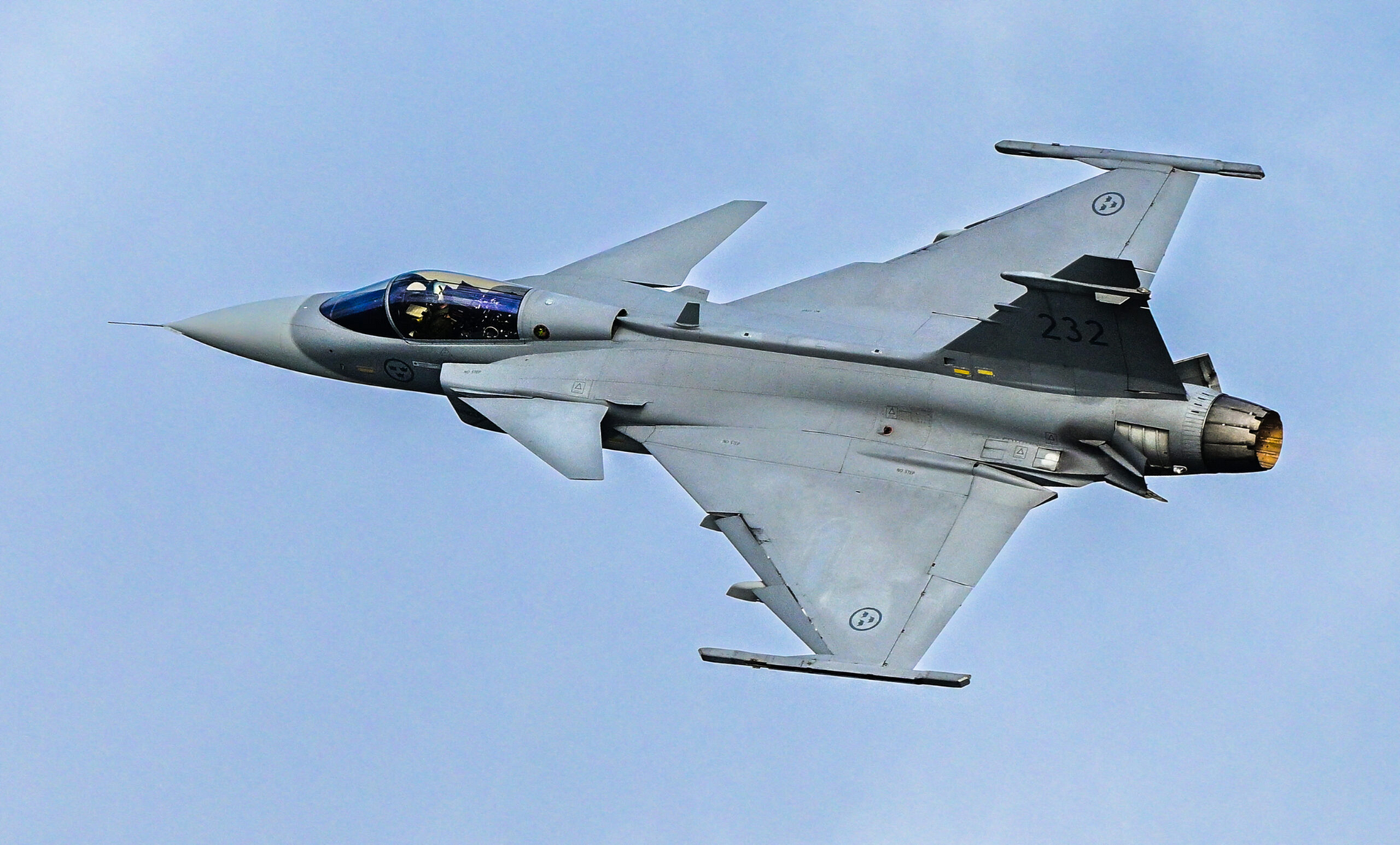 Tiêm kích JAS 39 Gripen - Ảnh: AFP