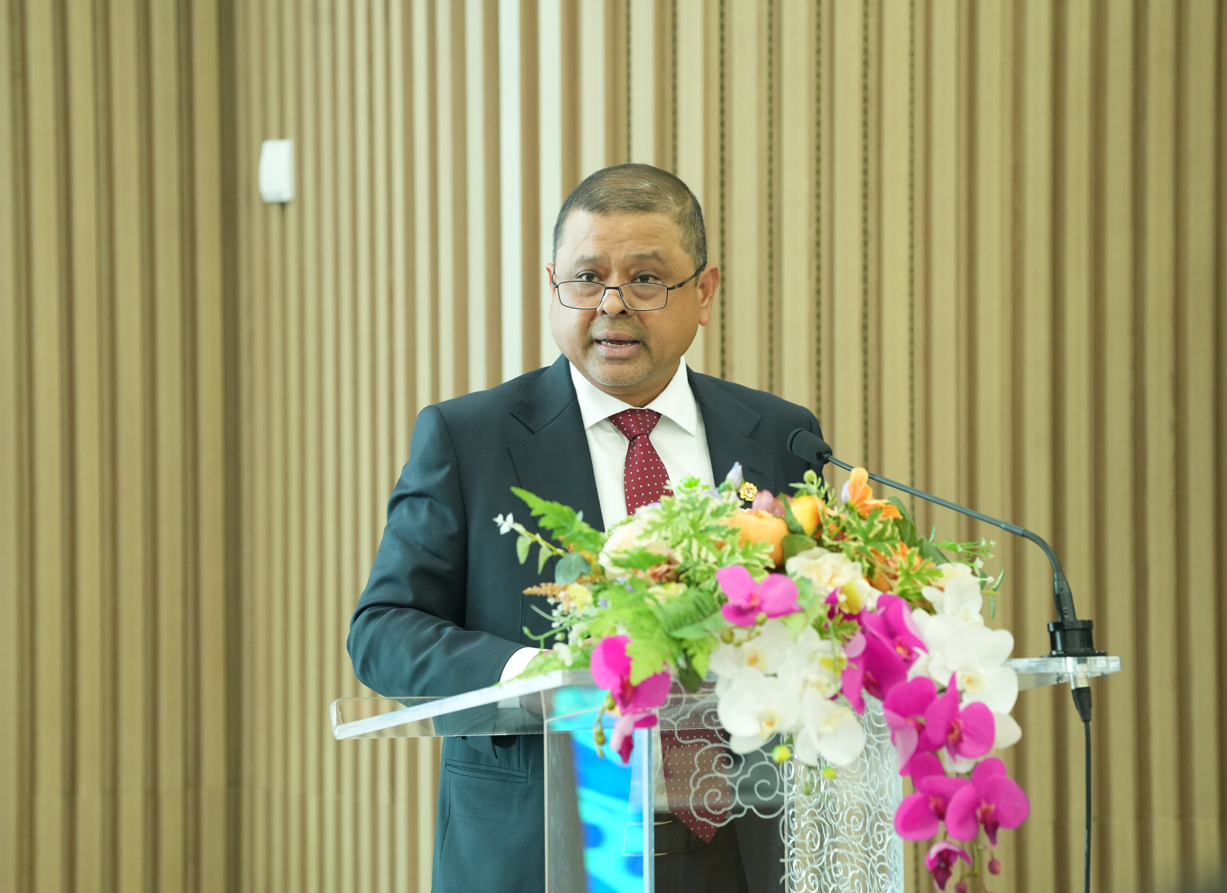 Ông Datuk Manoharan Periasamy, Tổng Giám đốc Cục Xúc tiến Du lịch Malaysia phát biểu tại lễ ký kết