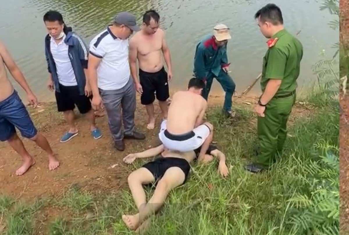 Nạn nhân bị đuối nước, tử vong tại Thạch Thất, Hà Nội