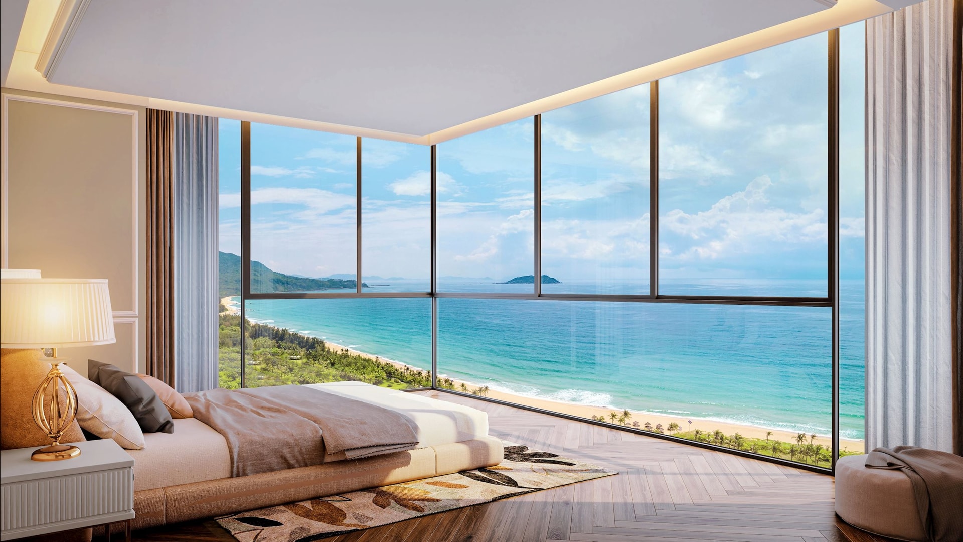 Thiết kế hiện đại trong từng căn hộ cao cấp của Newtown Diamond giúp nâng tầm phong cách sống của chủ nhân căn hộ.