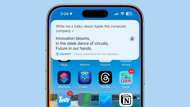 iOS 26 tích hợp GPT-5 vào Apple Intelligence cùng thời điểm ra mắt iPhone 17 