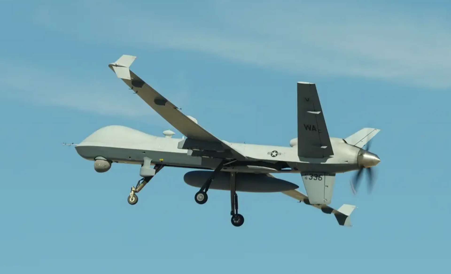 Drone MQ-9A Reaper 13 triệu USD của quân đội Mỹ rơi xuống biển vì sự cố nhỏ, hóa sắt vụn