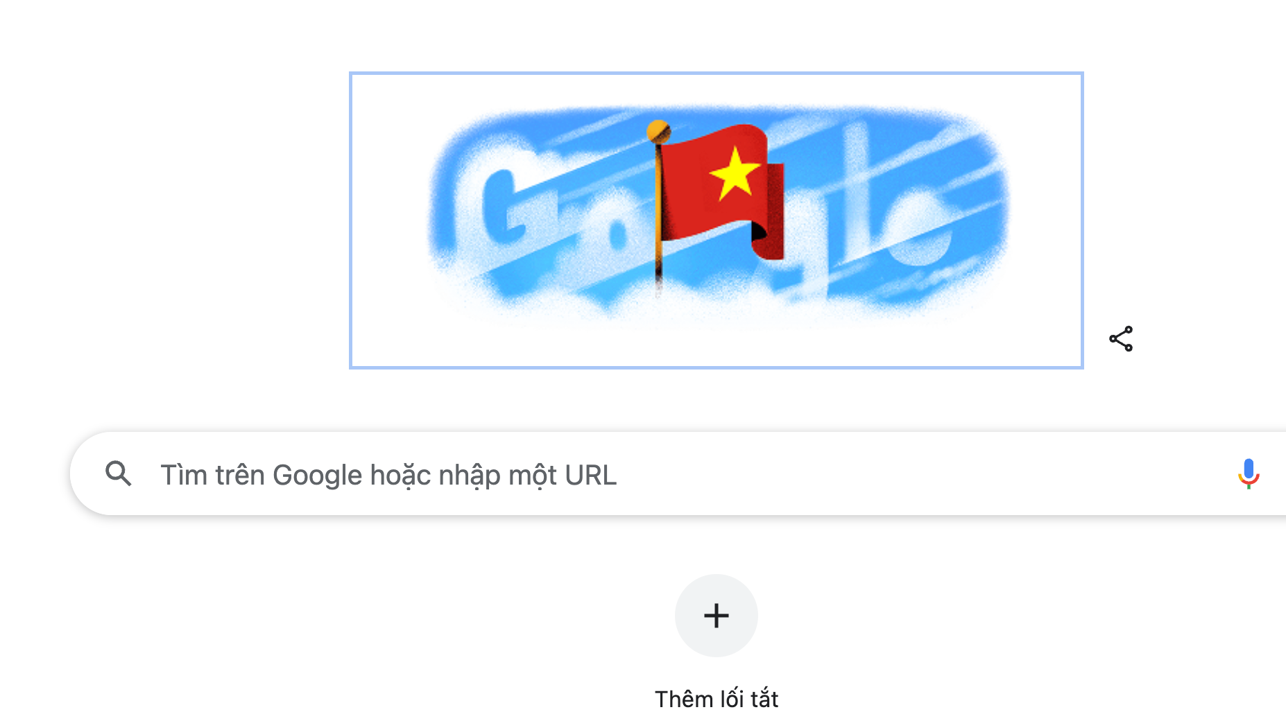 Google tạo logo Quốc kỳ Việt Nam chào mừng 80 năm Quốc khánh