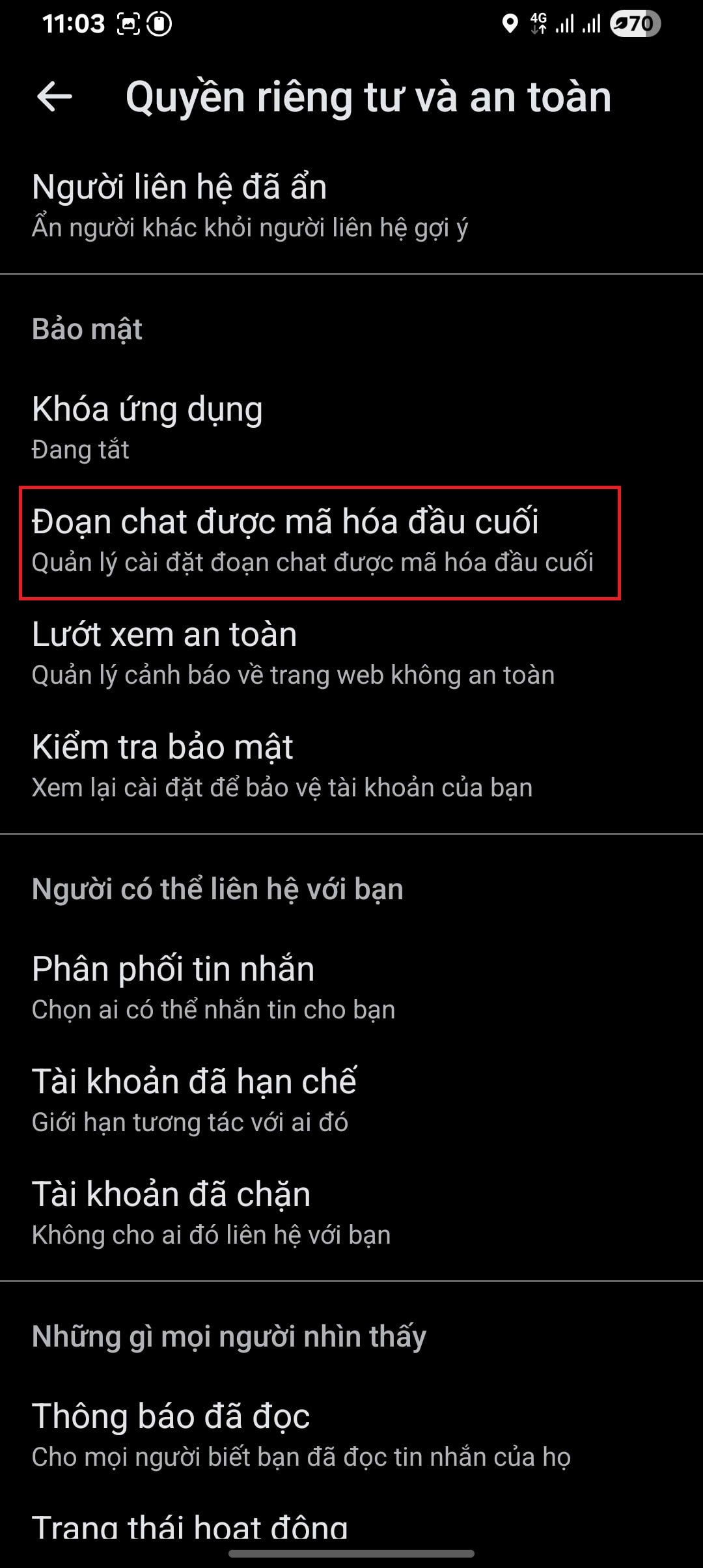 mã hóa đầu cuối