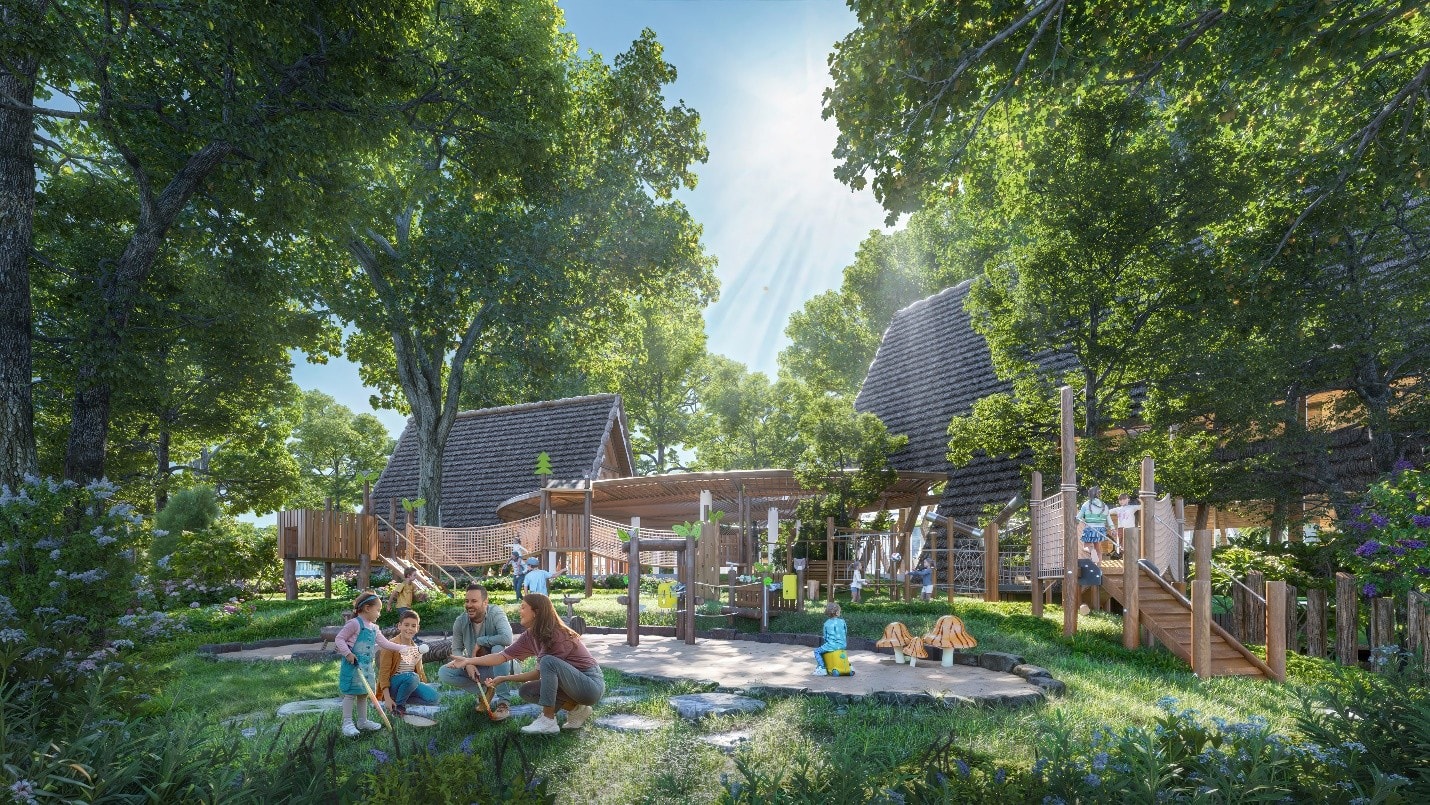 Đảo Châu Âu sở hữu mật độ cây xanh, cây cổ thụ cao nhất Eco Central Park