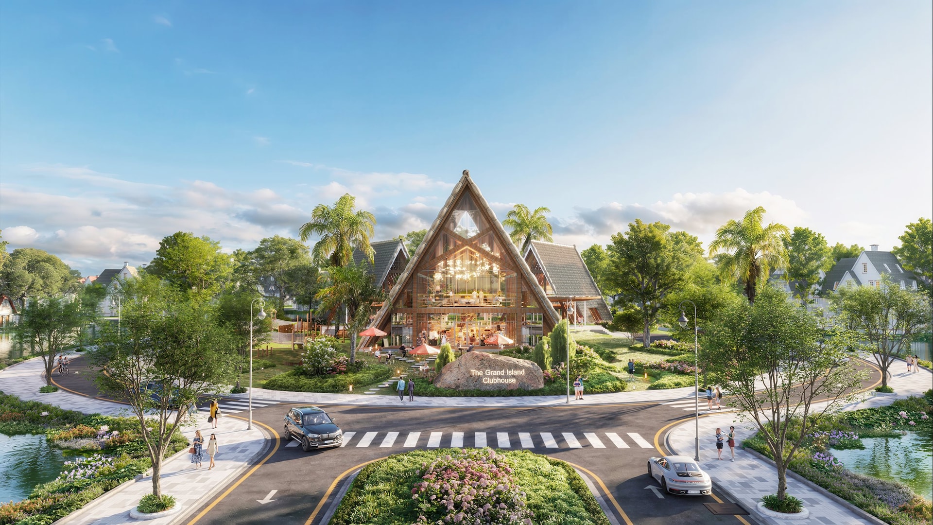 Clubhouse rộng 7500 m2 chăm sóc tiện ích 24/7 cho cư dân