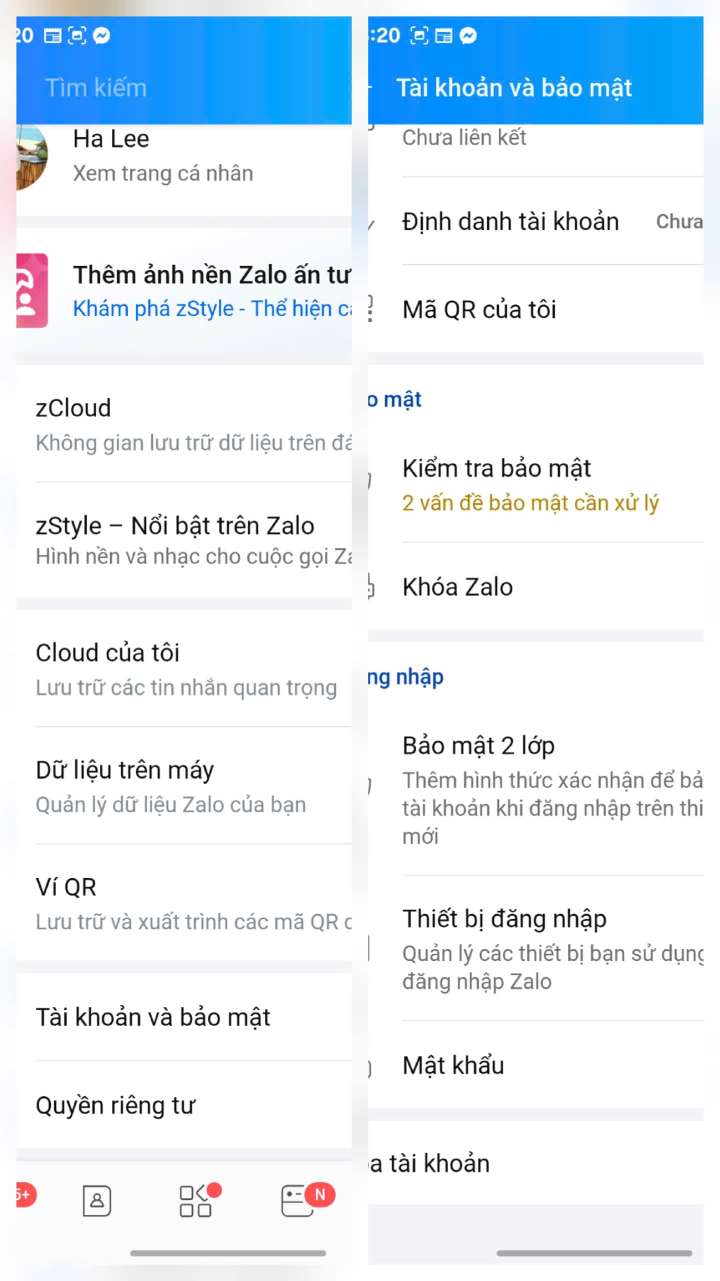 bảo mật 2 lớp