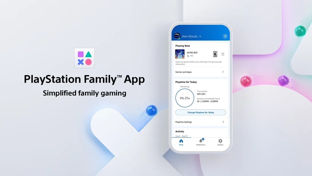 Quản lý thời gian chơi và hoạt động của con bằng ứng dụng PlayStation Family 