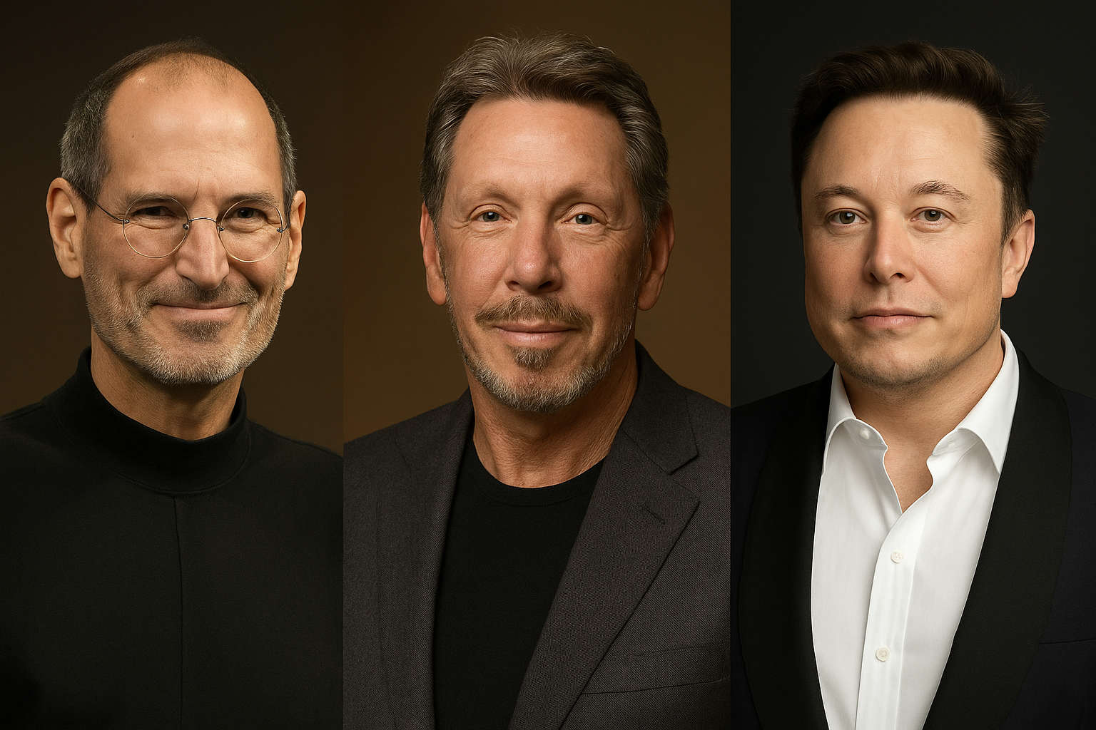 Larry Ellison sát cánh Steve Jobs 30 năm trước, nay song hành cùng Elon Musk