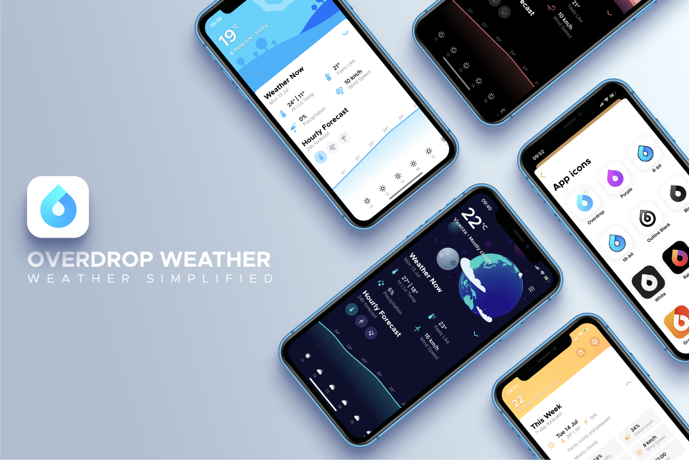 App thời tiết Overdrop: Tốt nhất cho Android hiện nay