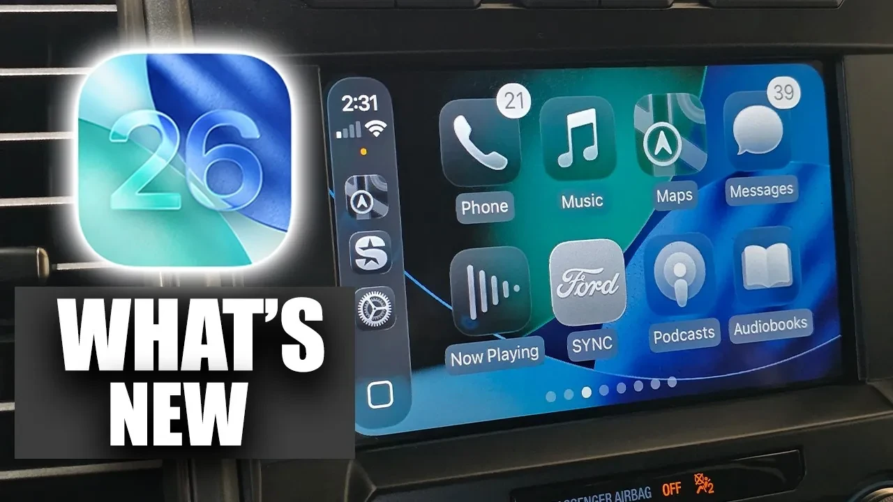 Đánh giá Apple CarPlay trên iOS 26: Giao diện mới, tính năng mới 