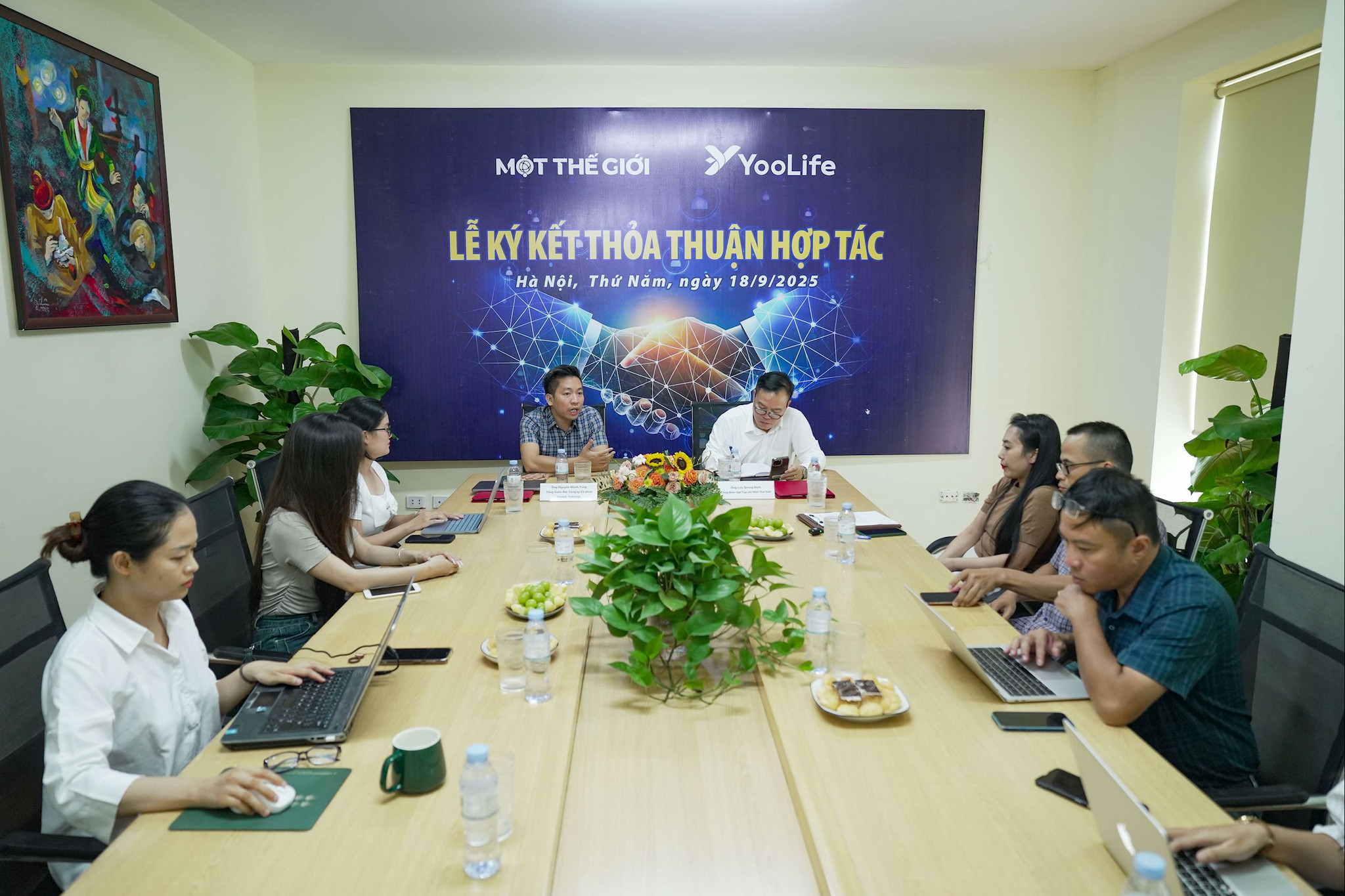 không khí tại buổi lễ ký kết