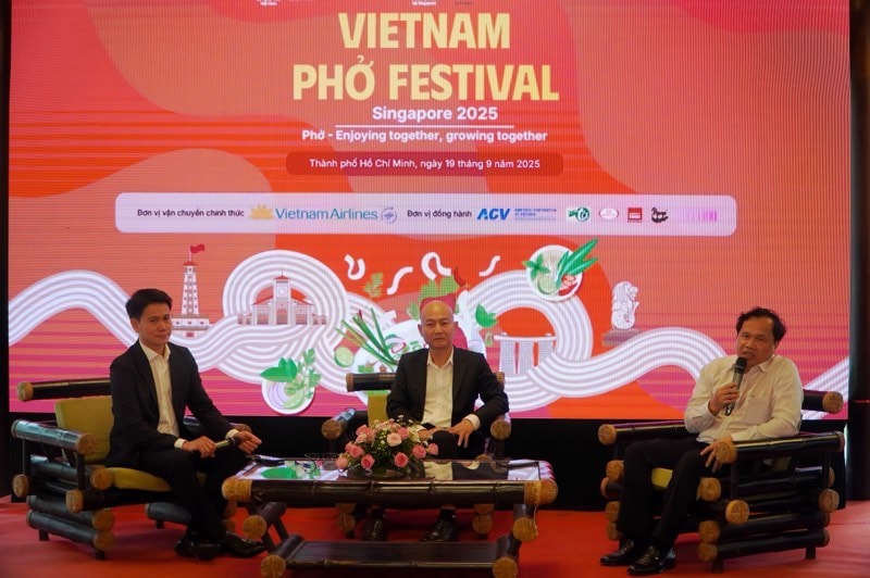 Họp báo tại TP.HCM giới thiệu “Vietnam Phở Festival 2025” sẽ tổ chức tại Singapore - Ảnh::T.V