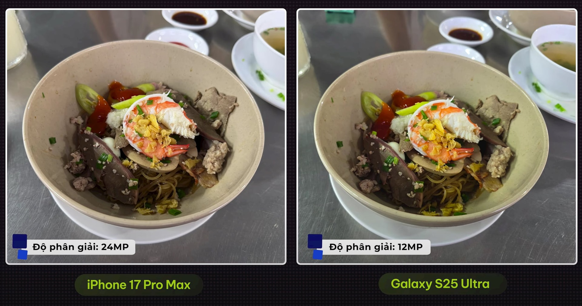 So khả năng chụp ảnh, quay video của iPhone 17 Pro Max với Galaxy S25 Ultra (3)