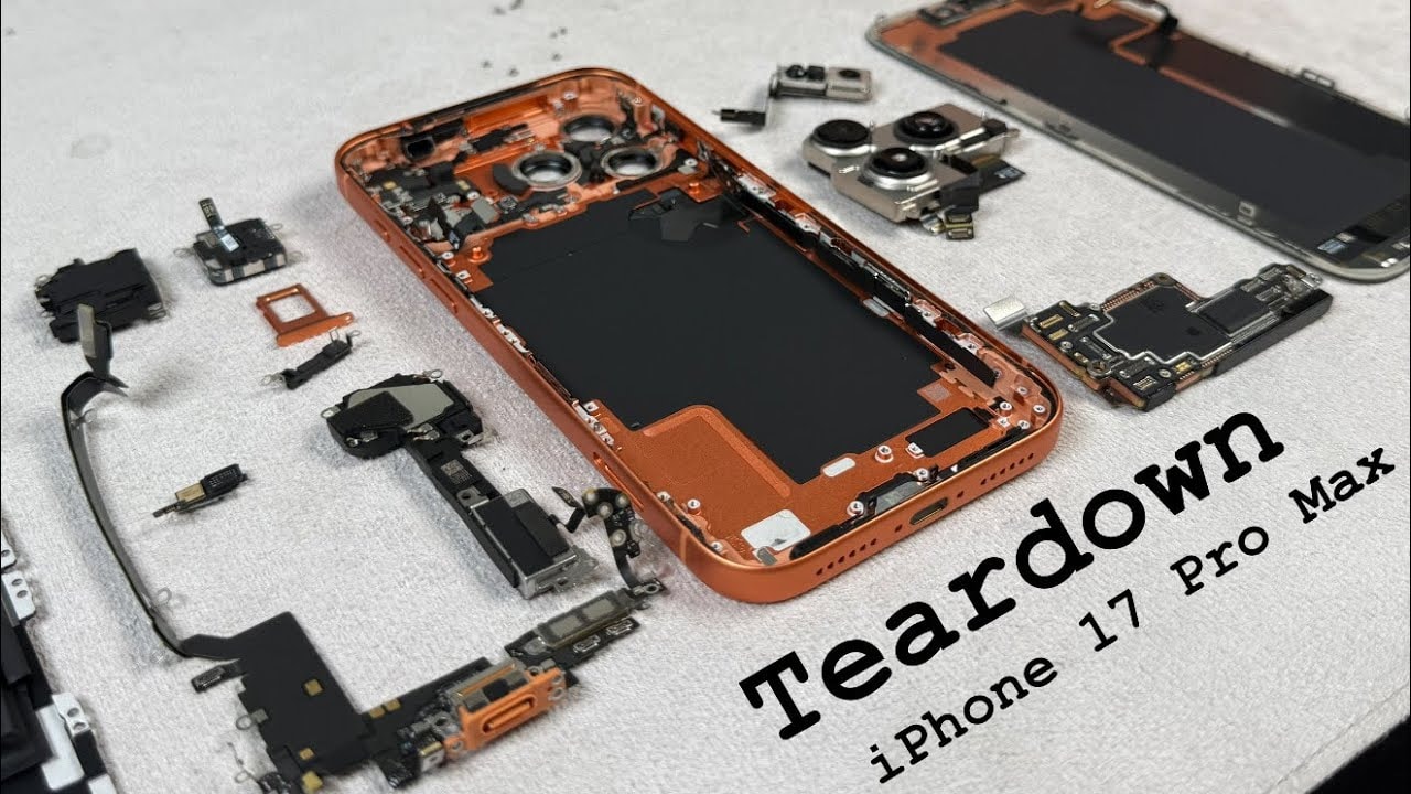 iPhone 17 Pro Max Teardown...(Shot by iPhone)