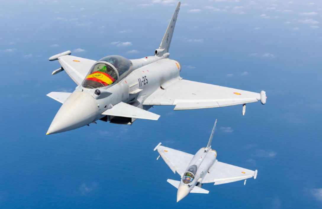 Tiêm kích Eurofighter Typhoon của không quân Tây Ban Nha - Ảnh Defense Express
